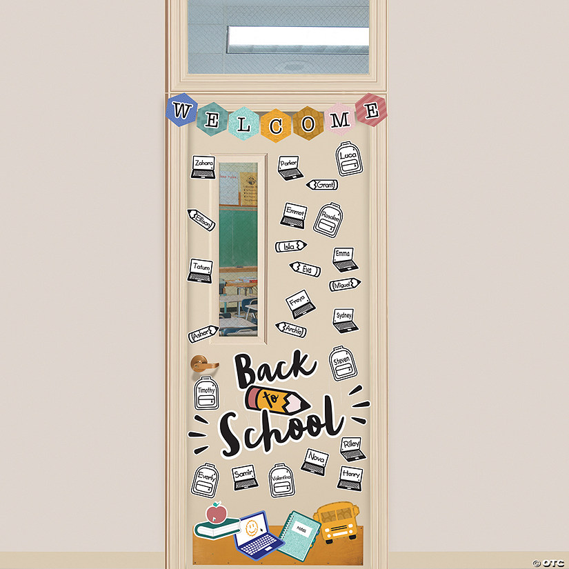 Welcome Back to School Door Decorating Kit - 52 Pc. Image