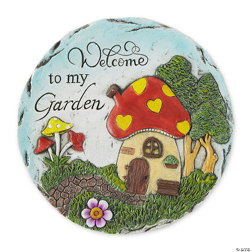 Welcome To My Garden Stepping Stone Image