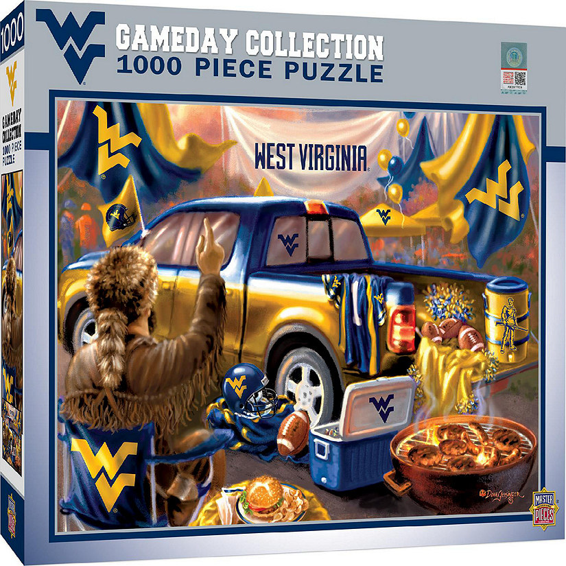West Virginia Mountaineers - Gameday 1000 Piece Jigsaw Puzzle Image