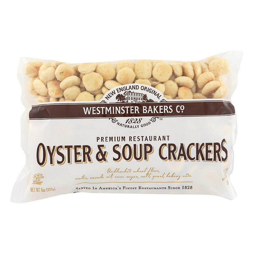 Westminster Cracker Co Oyster & Soup Crackers - Case of 12 - 9 OZ Image