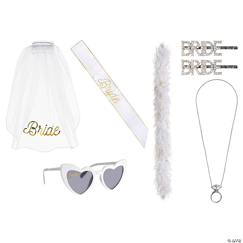 White Bride Apparel Kit - 7 Pc. Image