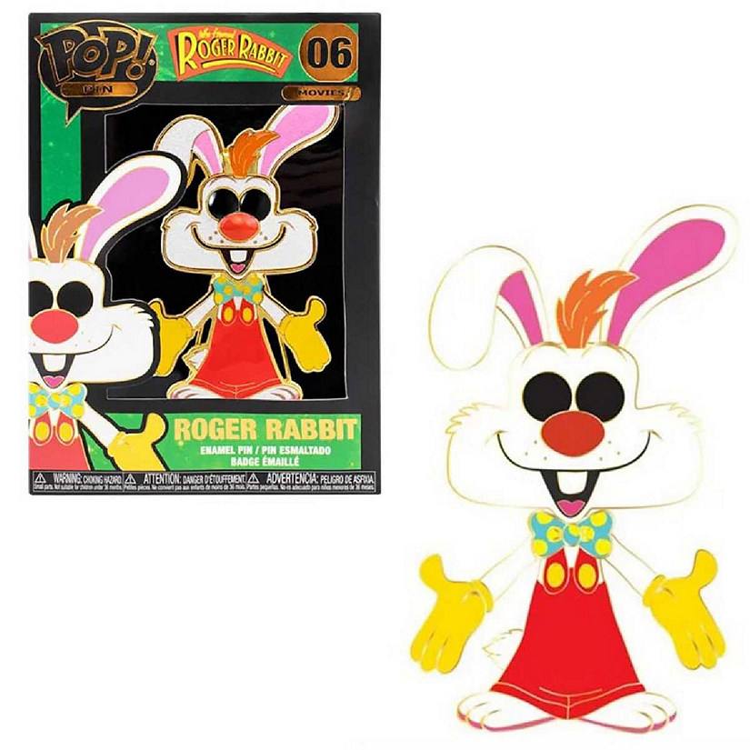 Who Framed Roger Rabbit 3 Inch Funko POP Pin  Roger Rabbit Image