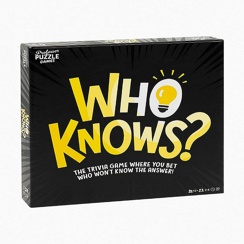 Who Knows? Trivia Game  2-8 Players Image