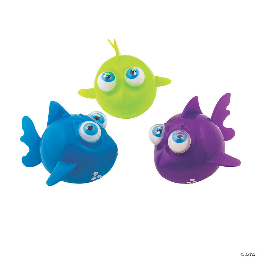 Wiggle Eye Fish Gel Bead Squeeze Toys Image