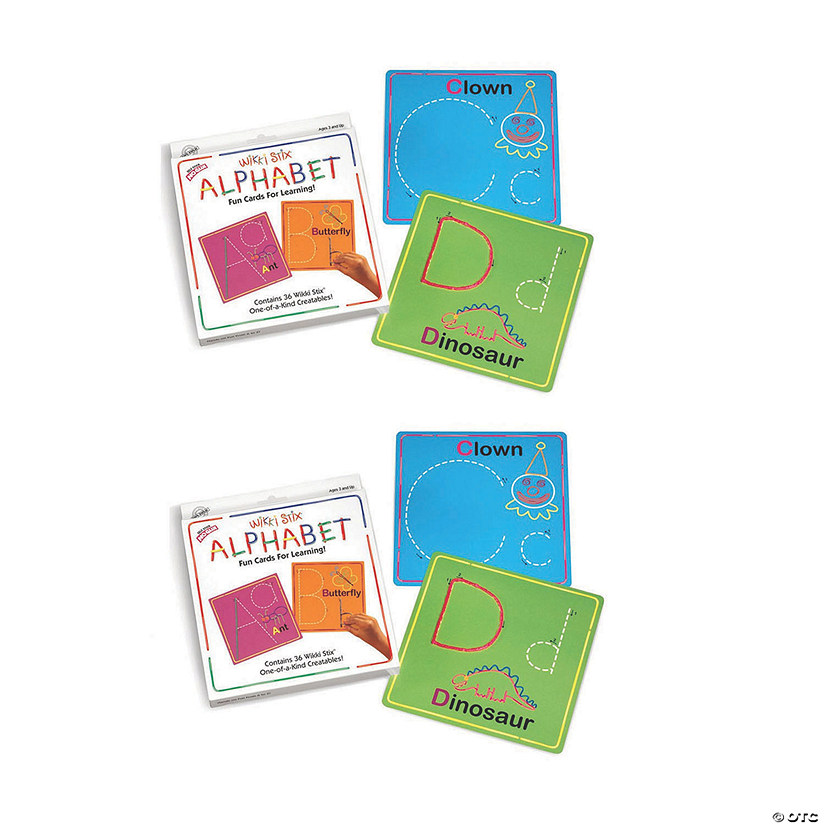 Wikki Stix&#174; Alphabet Cards Set, 2 Sets Image