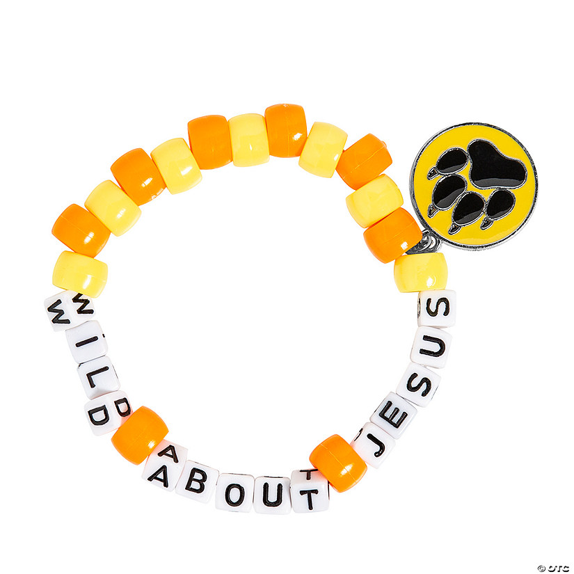 Wild Encounters VBS Pony Bead Bracelet Craft Kit - Makes 12 Image