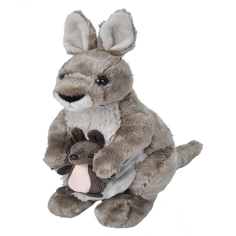 Wild Republic Cuddlekins Kangaroo Stuffed Animal, 12 Inches Image