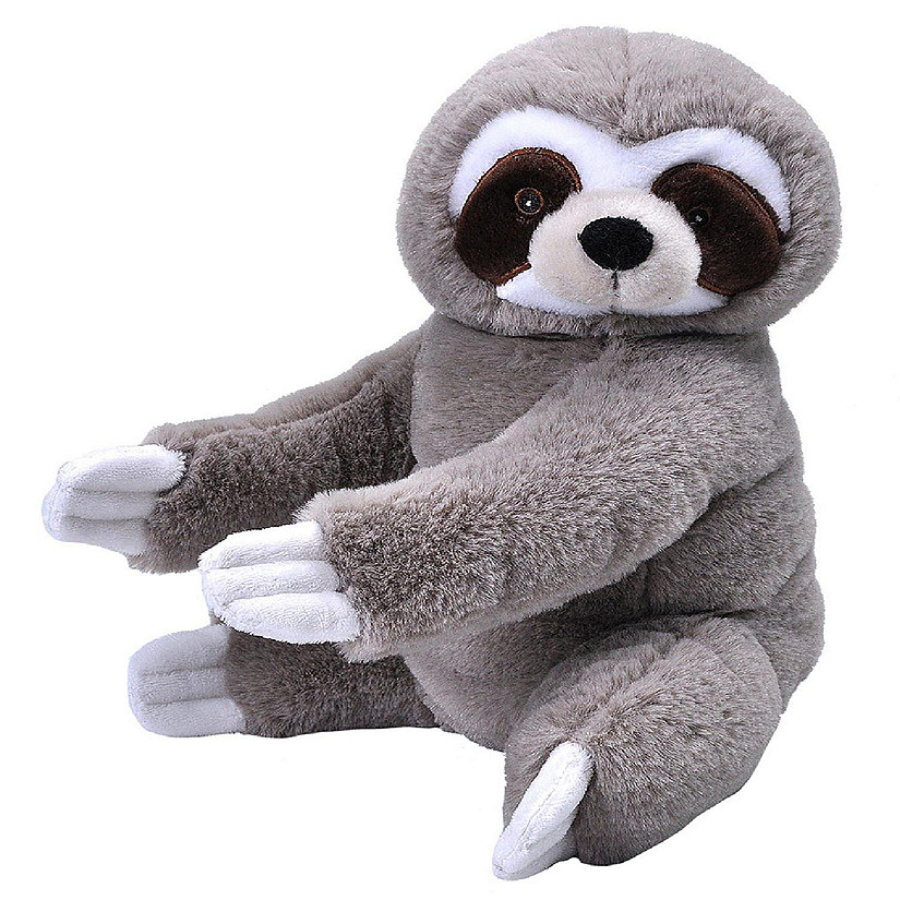 Wild Republic Ecokins Sloth Stuffed Animal, 12 Inches Image