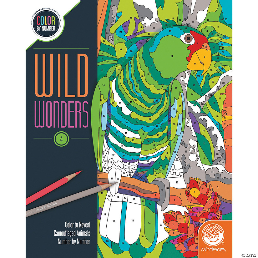 Wild Wonders Color by Number: Book 4 Image