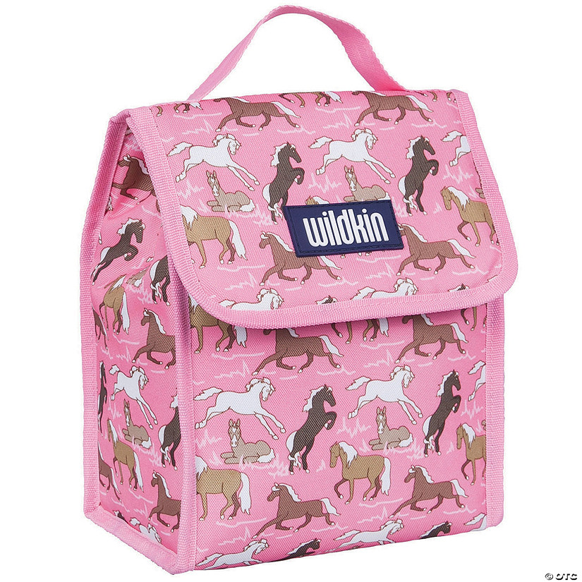Wildkin Horses in Pink Lunch Bag Image