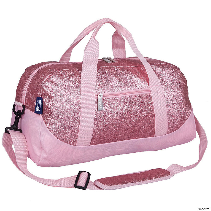 Wildkin Pink Glitter Overnighter Duffel Bag Image
