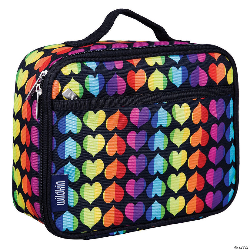 Wildkin Rainbow Hearts Lunch Box Image