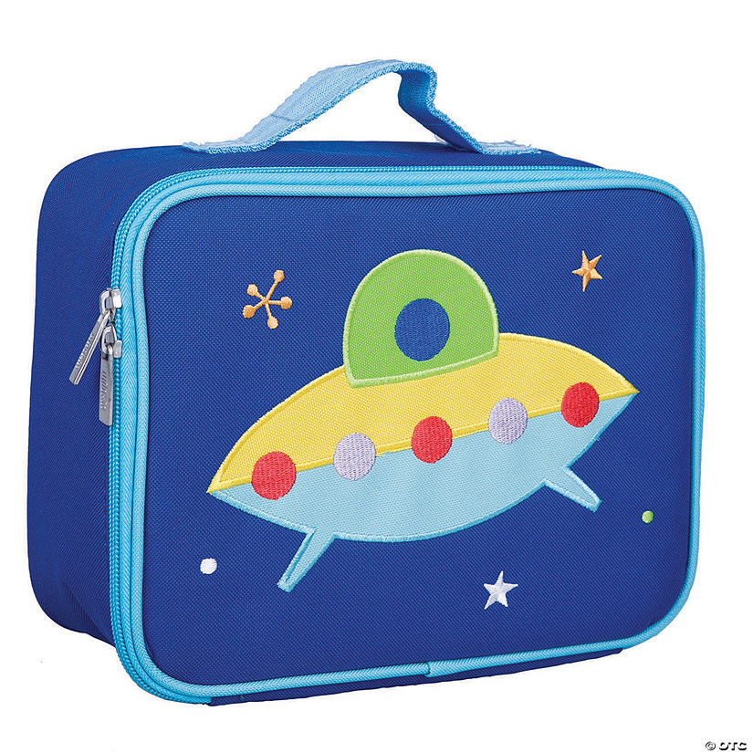 Wildkin Spaceship Embroidered Lunch Box Image