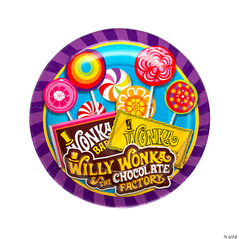 Willy Wonka&#8482; Paper Dinner Plates - 8 Ct. Image