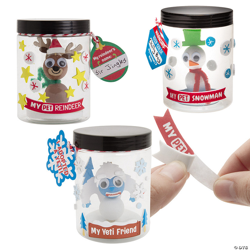 Winter Pets in a Jar Craft Kit - Makes 18 Image