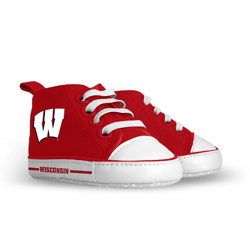 Wisconsin Badgers Baby Shoes Image