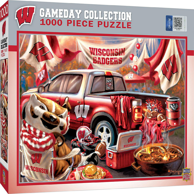 Wisconsin Badgers - Gameday 1000 Piece Jigsaw Puzzle Image