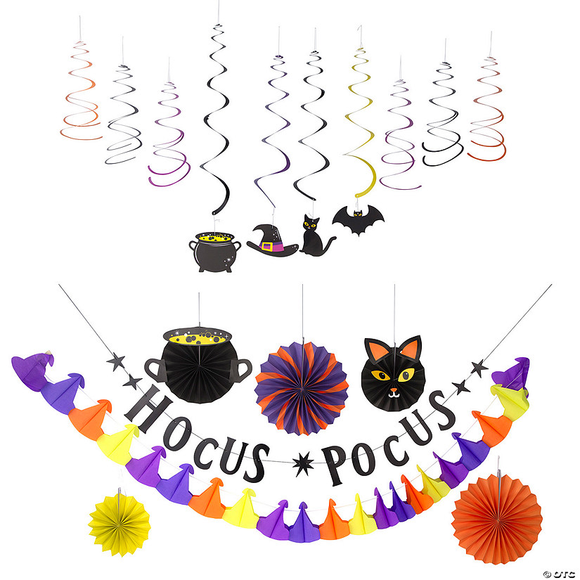 Witch Halloween Party Decorating Kit - 17 Pc. Image