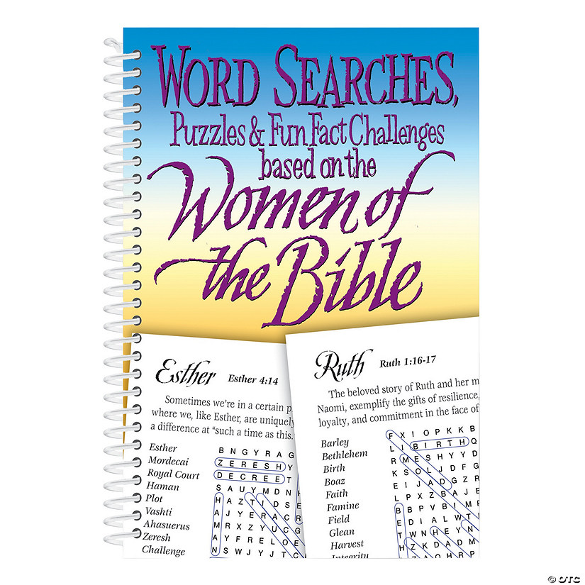 Women of the Bible Word Search Activity Book Image