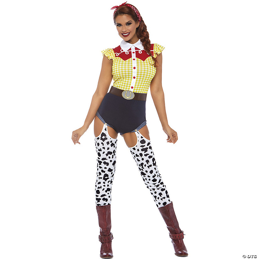 Women's Giddy Up Cowgirl Costume Image