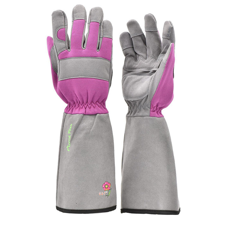 Women's Long Sleeve Rose Gardening Gloves Image