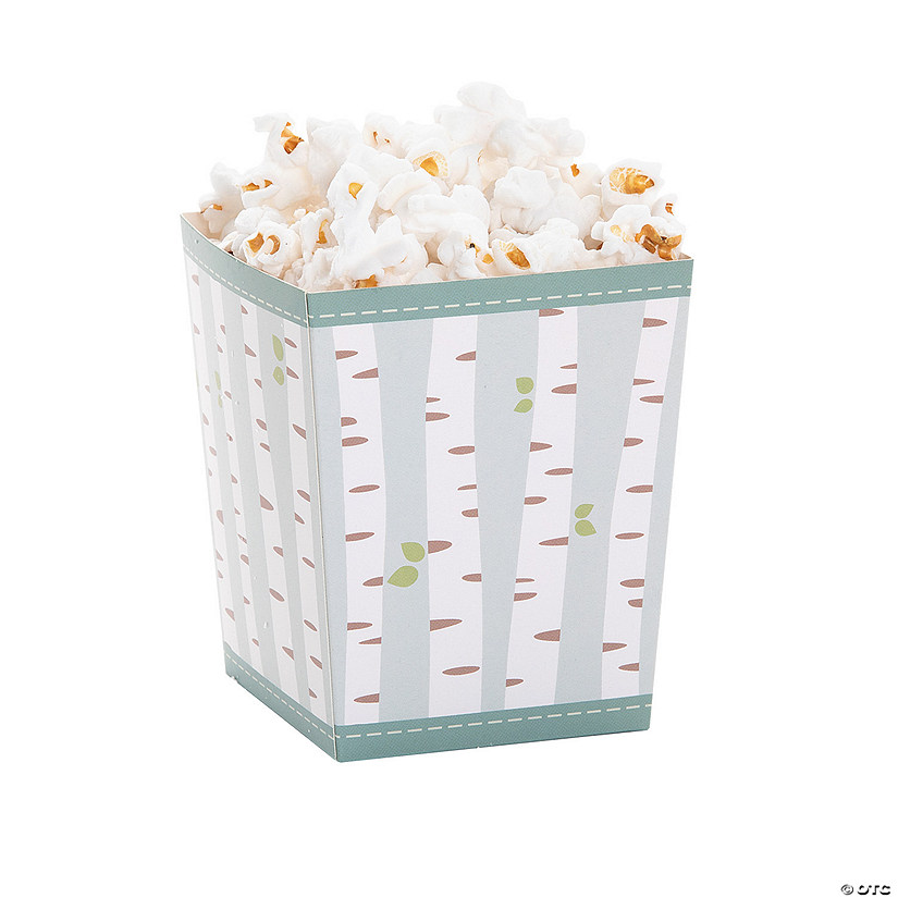 Woodland Party Popcorn Boxes - 24 Pc. Image