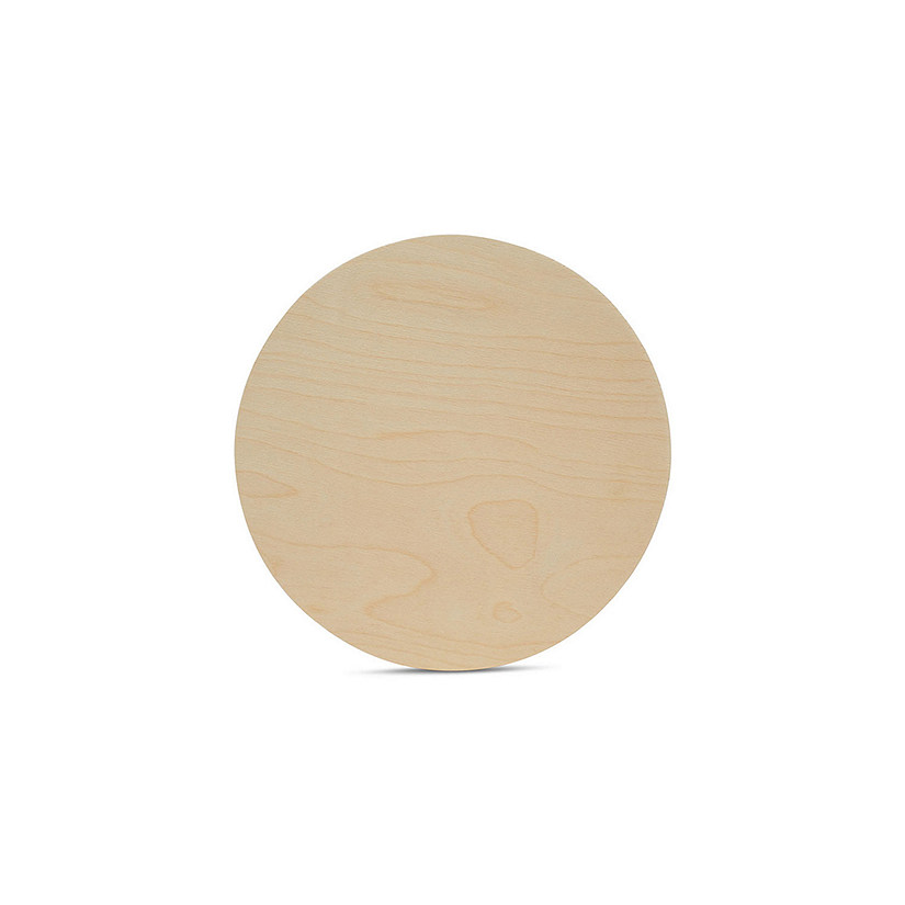 Woodpeckers Crafts, DIY Unfinished Plywood Circle 11" x 1/4", Pack of 10 Image