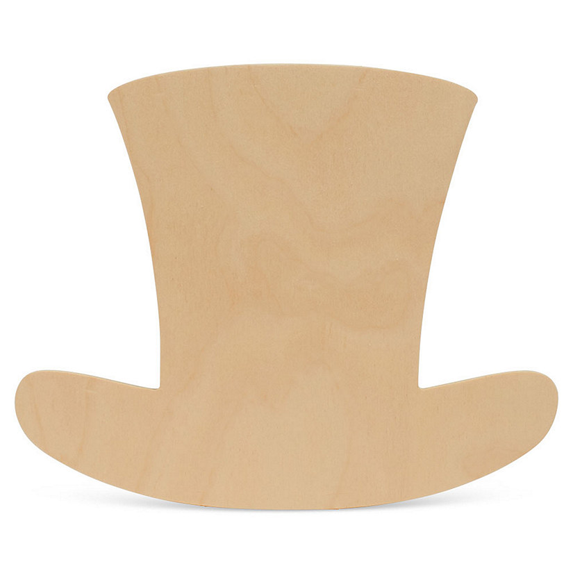 Woodpeckers Crafts, DIY Unfinished Wood 10" Leprechaun Hat Cutout, Pack of 12 Image