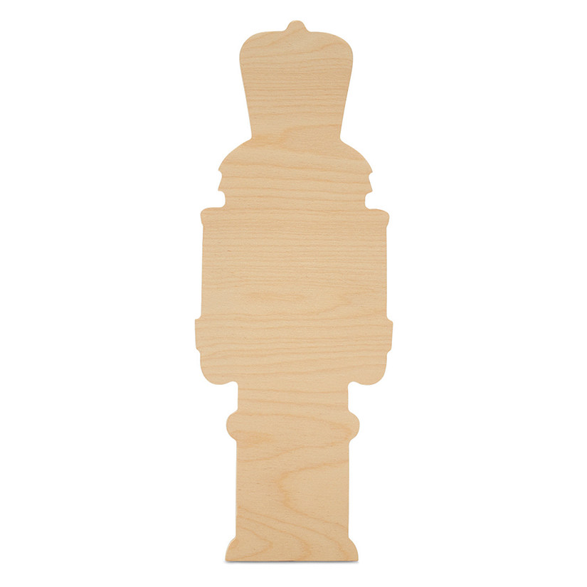 Woodpeckers Crafts, DIY Unfinished Wood 18" Nutcracker Cutout Pack of 3 Image