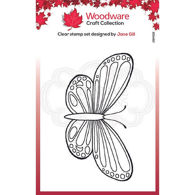 Woodware Craft Collection Woodware Clear Singles Mini Wings  Common Blue 26 in x 17 in Stamp Image