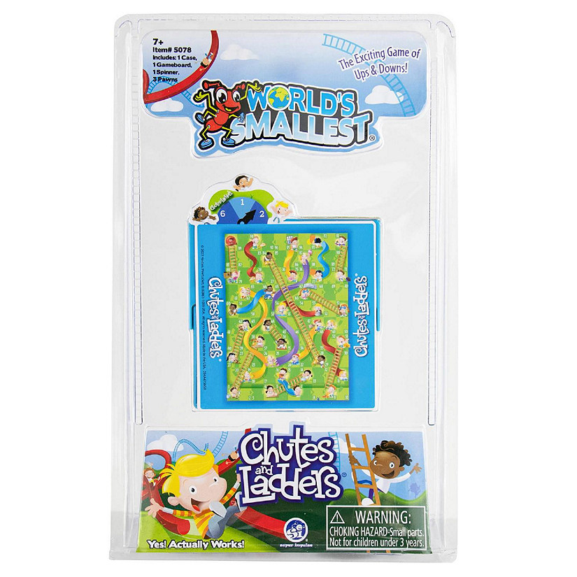Worlds Smallest Chutes and Ladders Game Image