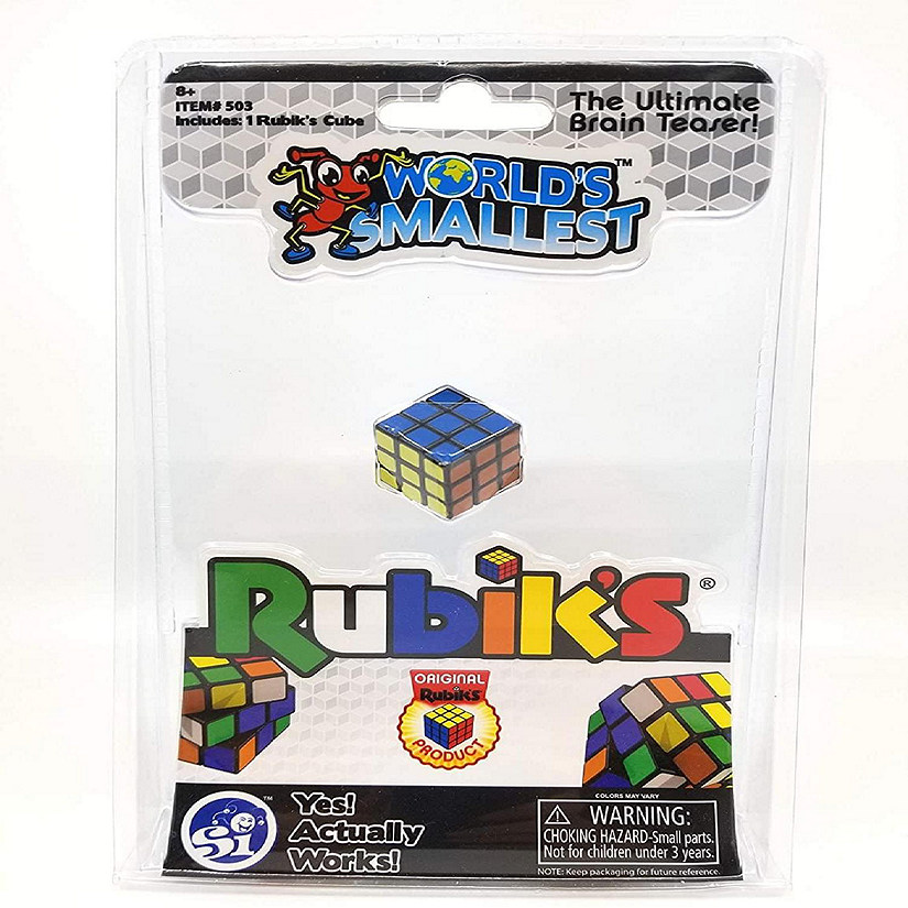 Worlds Smallest Rubik's Cube Puzzle Game Image