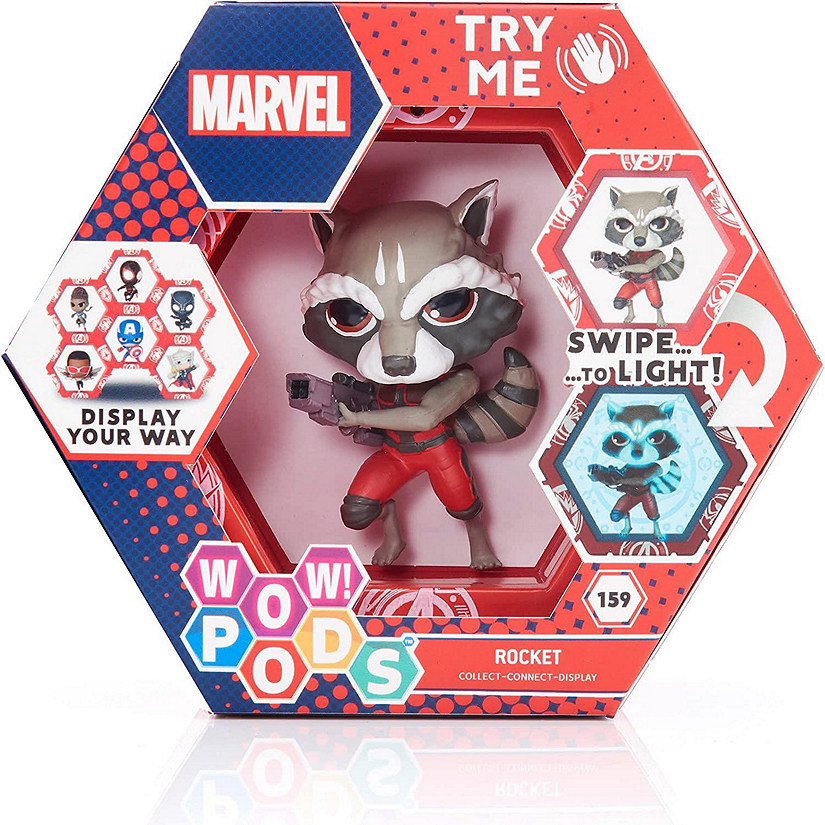 WOW Pods Rocket Light-Up Guardians of The Galaxy Collection Movie WOW! Stuff Image