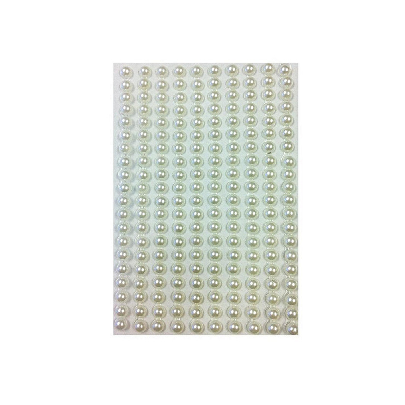 Wrapables 4mm Self Adhesive Pearl Stickers, 900pcs / 1000pcs Image