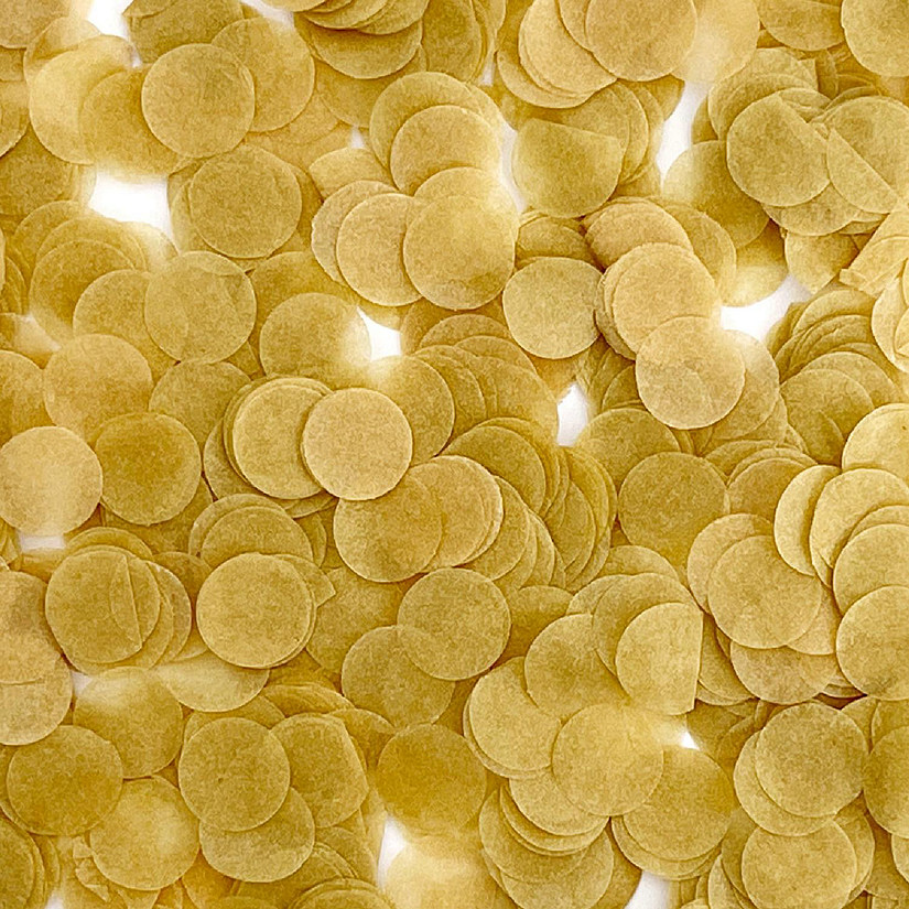 Wrapables Caramel 0.5" Round Tissue Paper Confetti Image