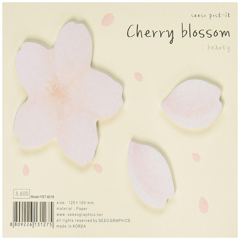 Wrapables Cherry Blossom Sticky Notes Image
