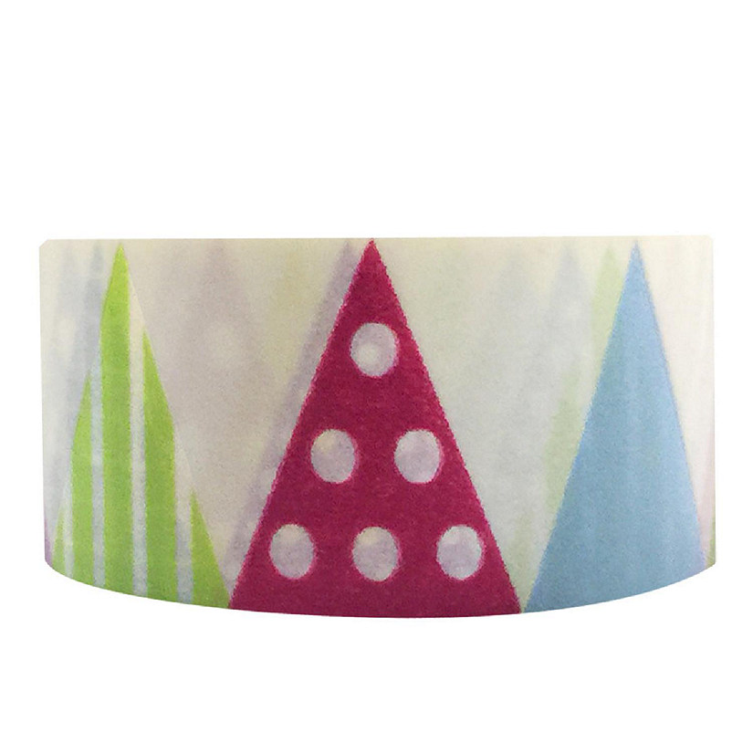 Wrapables Colorful Patterns Washi Masking Tape, Shaved Ice size Image