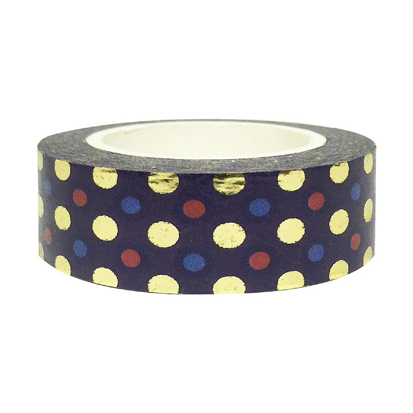 Wrapables&#174; Colorful Washi Masking Tape, Mystery Magic Dots Image