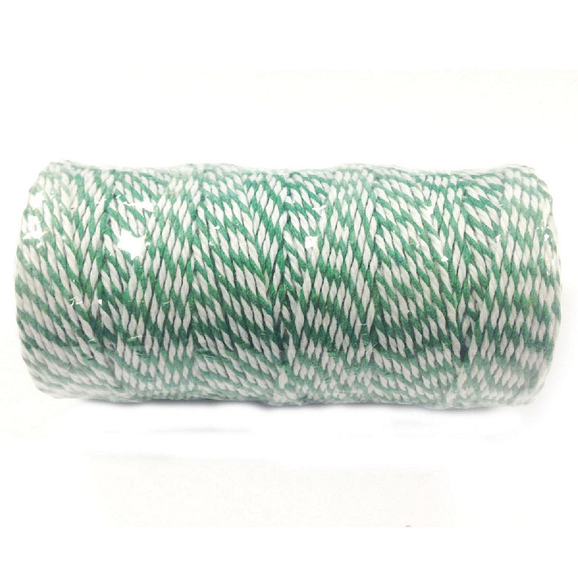 Wrapables Cotton Baker's Twine 12ply 110 Yard, for Gift Wrapping, Party Decor, and Arts and Crafts - Dark Green Image