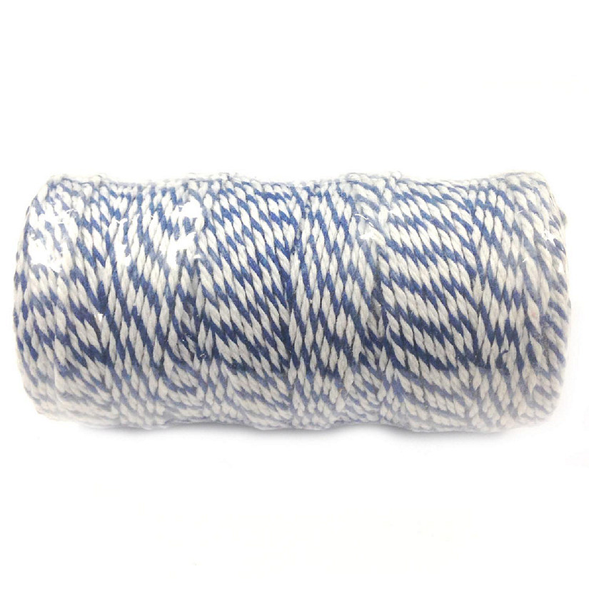 Wrapables Cotton Baker's Twine 12ply 110 Yard, for Gift Wrapping, Party Decor, and Arts and Crafts - Navy Image