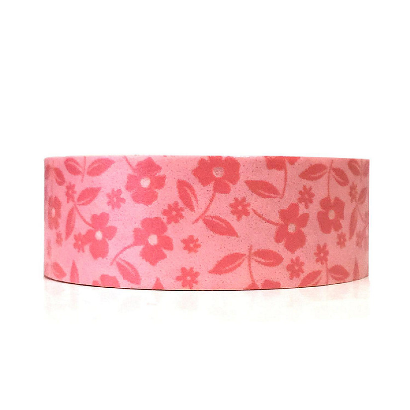 Wrapables Decorative Washi Masking Tape, Pansies in Pink Image