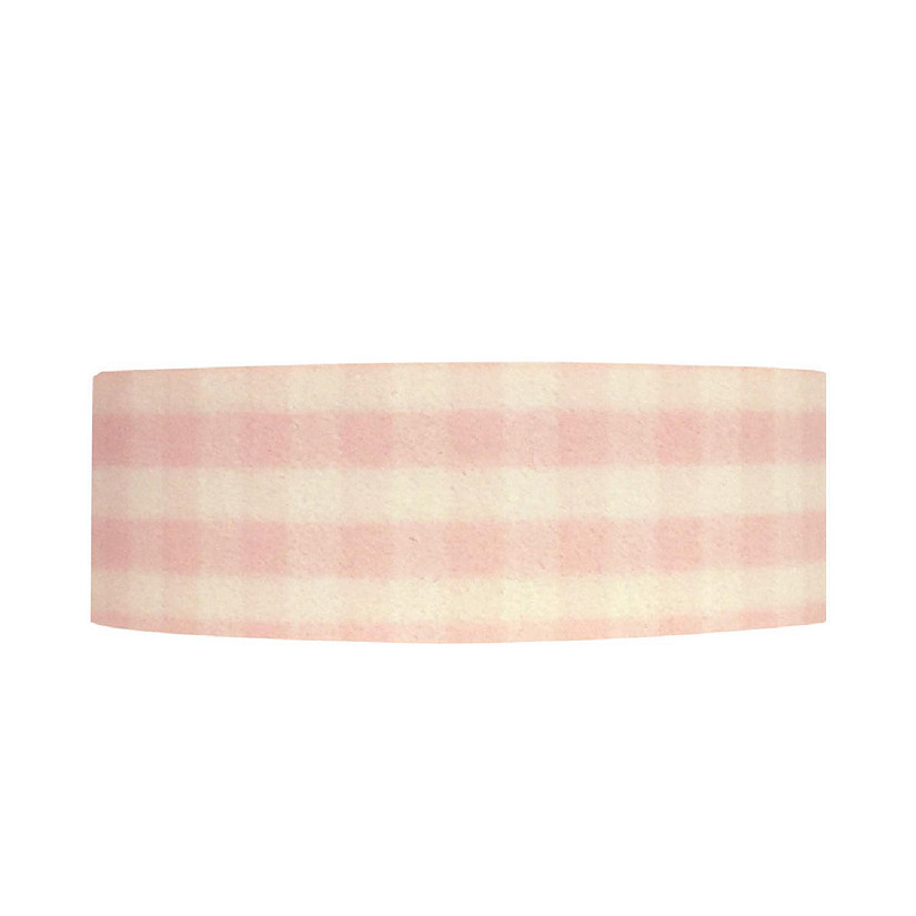 Wrapables Decorative Washi Masking Tape, Pink Gingham Image