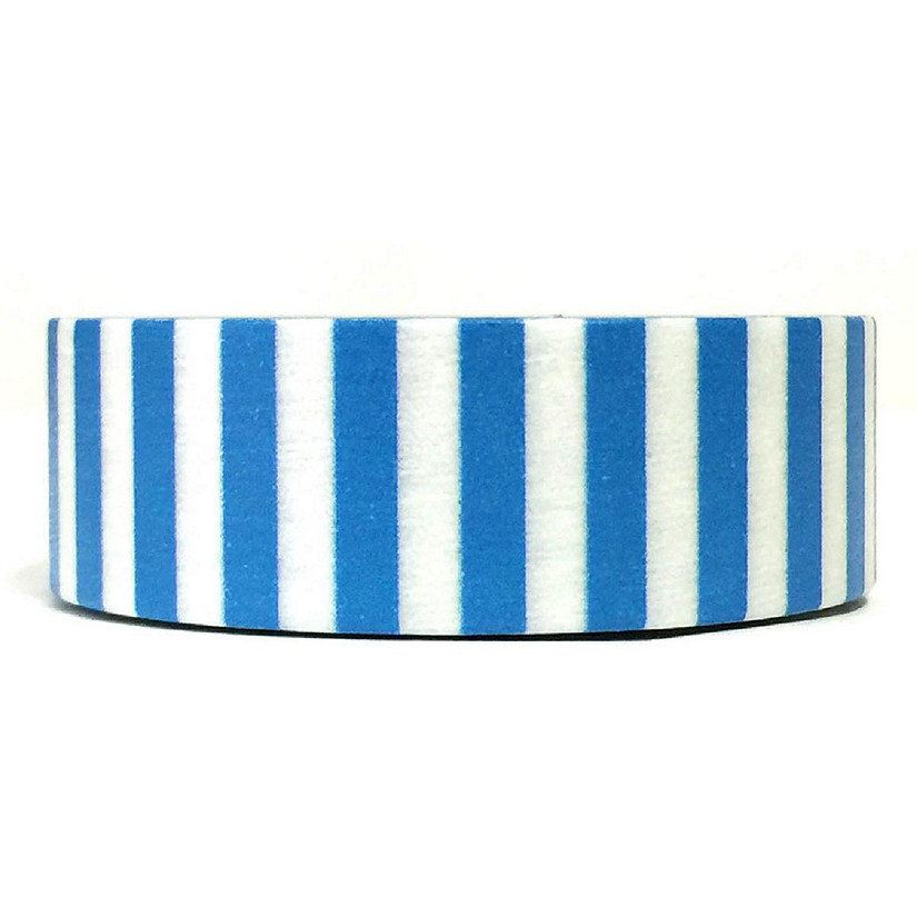Wrapables Decorative Washi Masking Tape, Short Blue Image