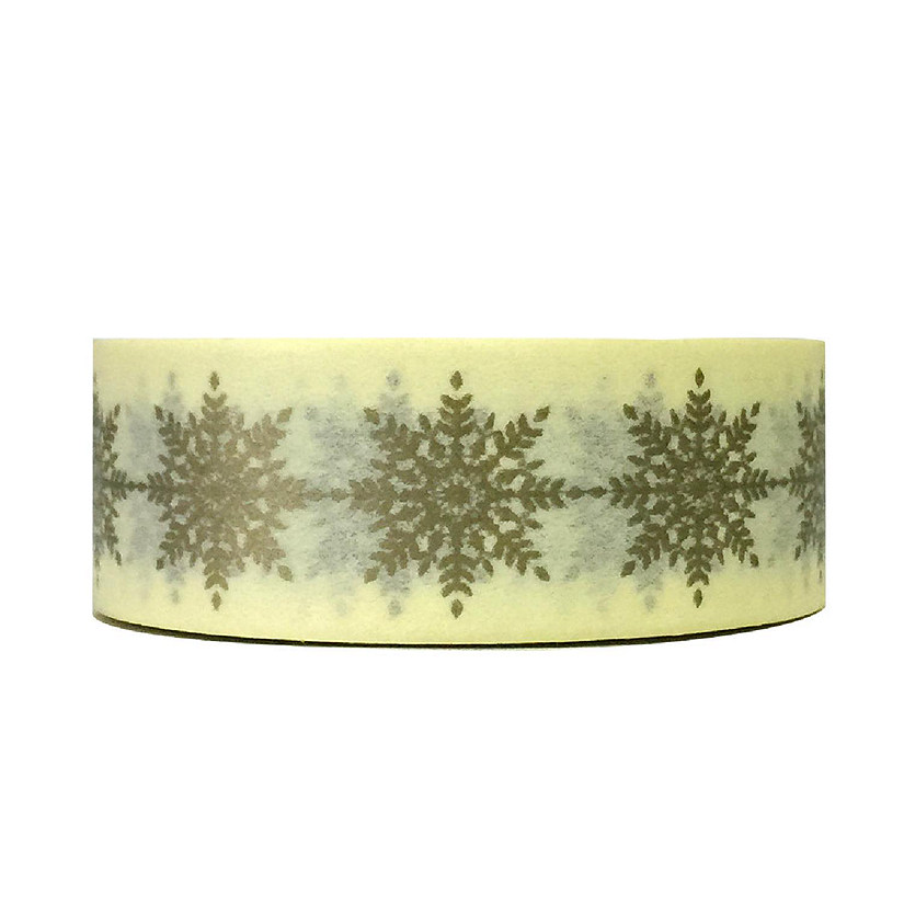 Wrapables Decorative Washi Masking Tape, Starry Snowflake Image