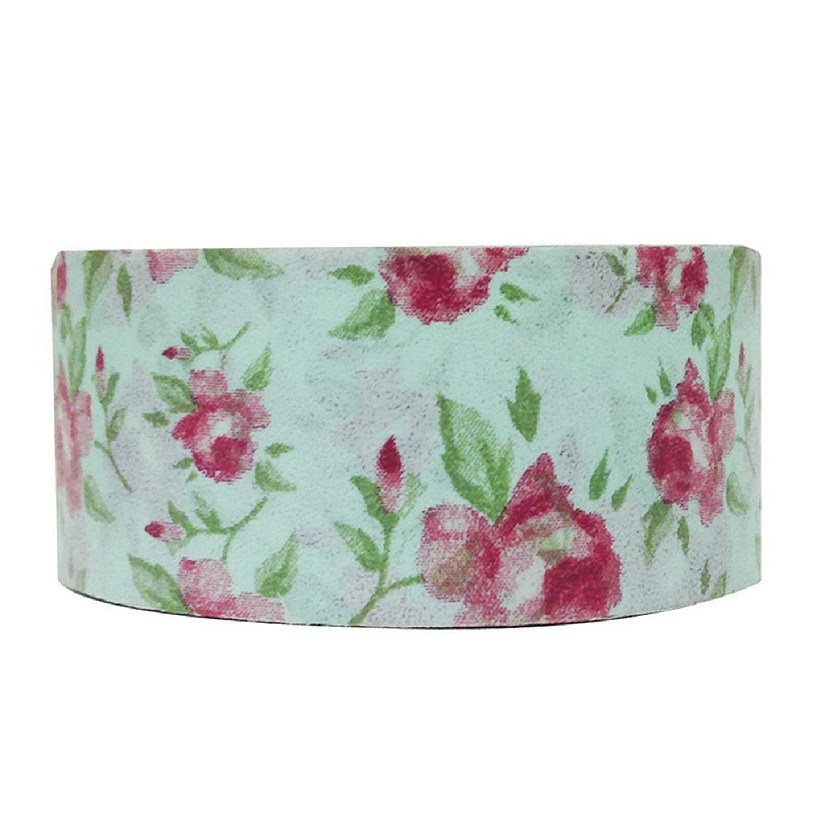 Wrapables Floral & Nature Washi Masking Tape, Country Rose Image