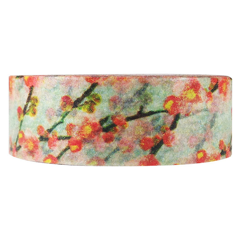 Wrapables Floral & Nature Washi Masking Tape - Peach Blossoms Image