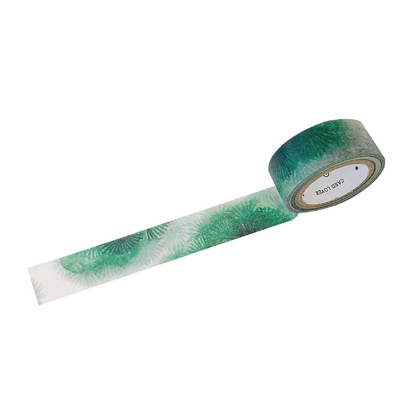 Wrapables&#174; Flowers and Greens 15mm x 7M Washi Masking Tape, Pine Needles Image
