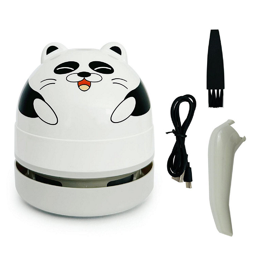 Wrapables Mini Portable USB Desktop Vacuum, Panda Image