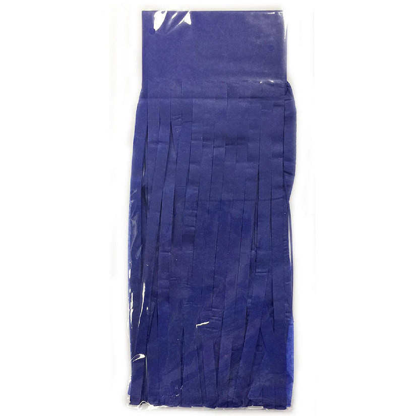 Wrapables Navy 14 Inch Tissue Paper Tassels Party Decorations Image