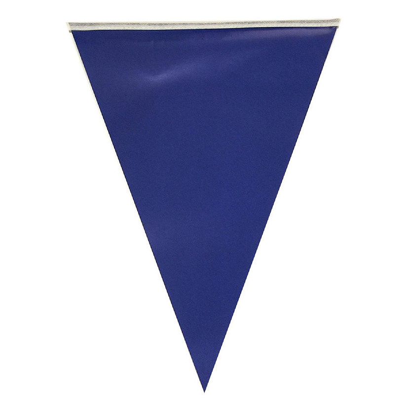 Wrapables Navy Triangle Pennant Banner Party Decorations Image